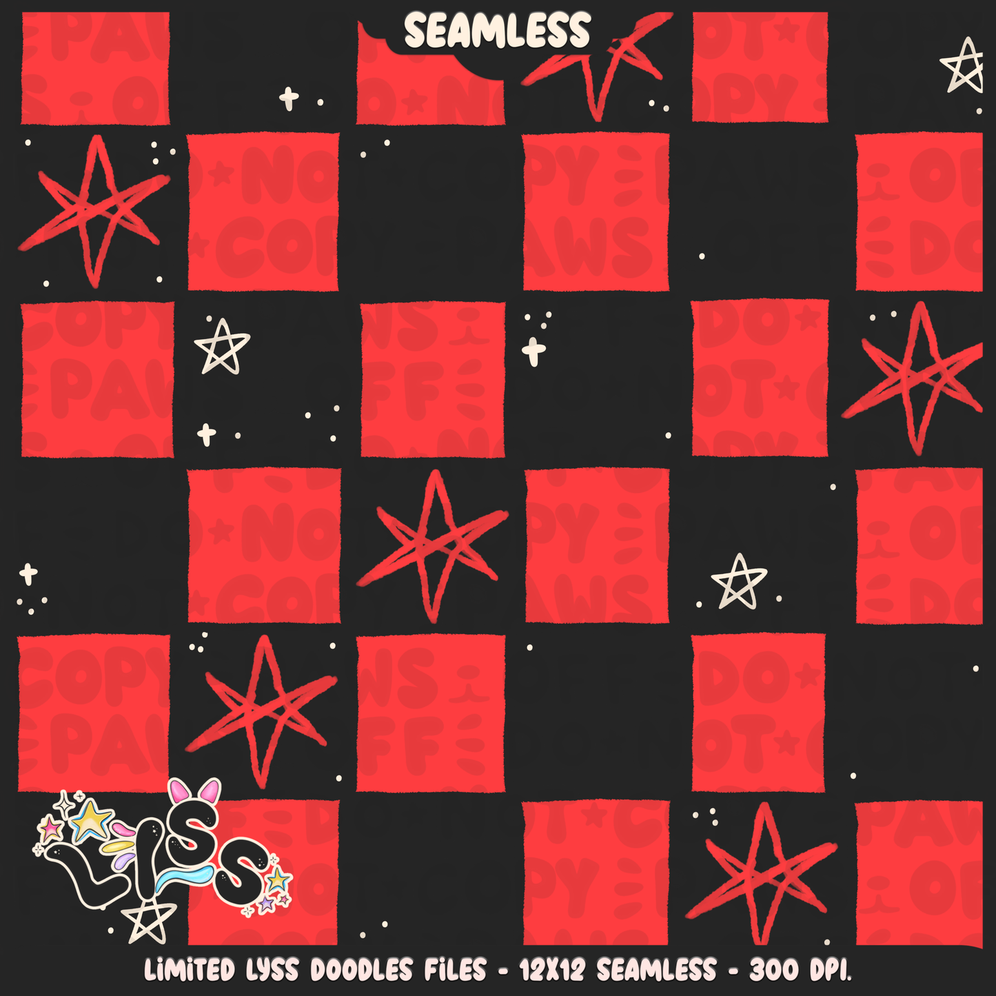 2024 - Lyss Doodles - Coordinates - SCREAMO COLLAB - 24LD038