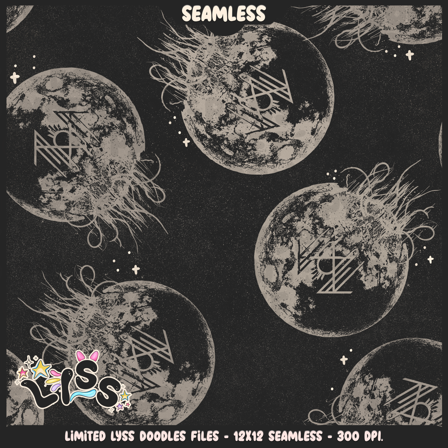 2024 - Lyss Doodles - Coordinates - SCREAMO COLLAB - 24LD039