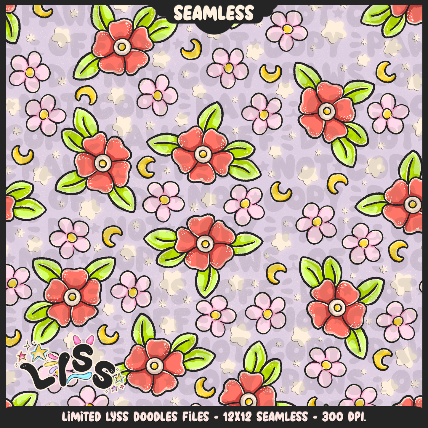 Lyss Doodles - Seamless Files - September 2024 Patreon