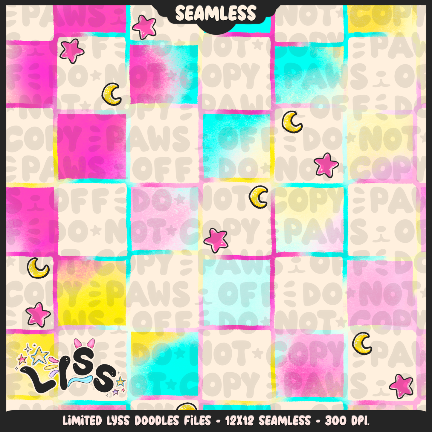 2024 - Lyss Doodles - Seamless - Mains - School Dogs - 24LD072