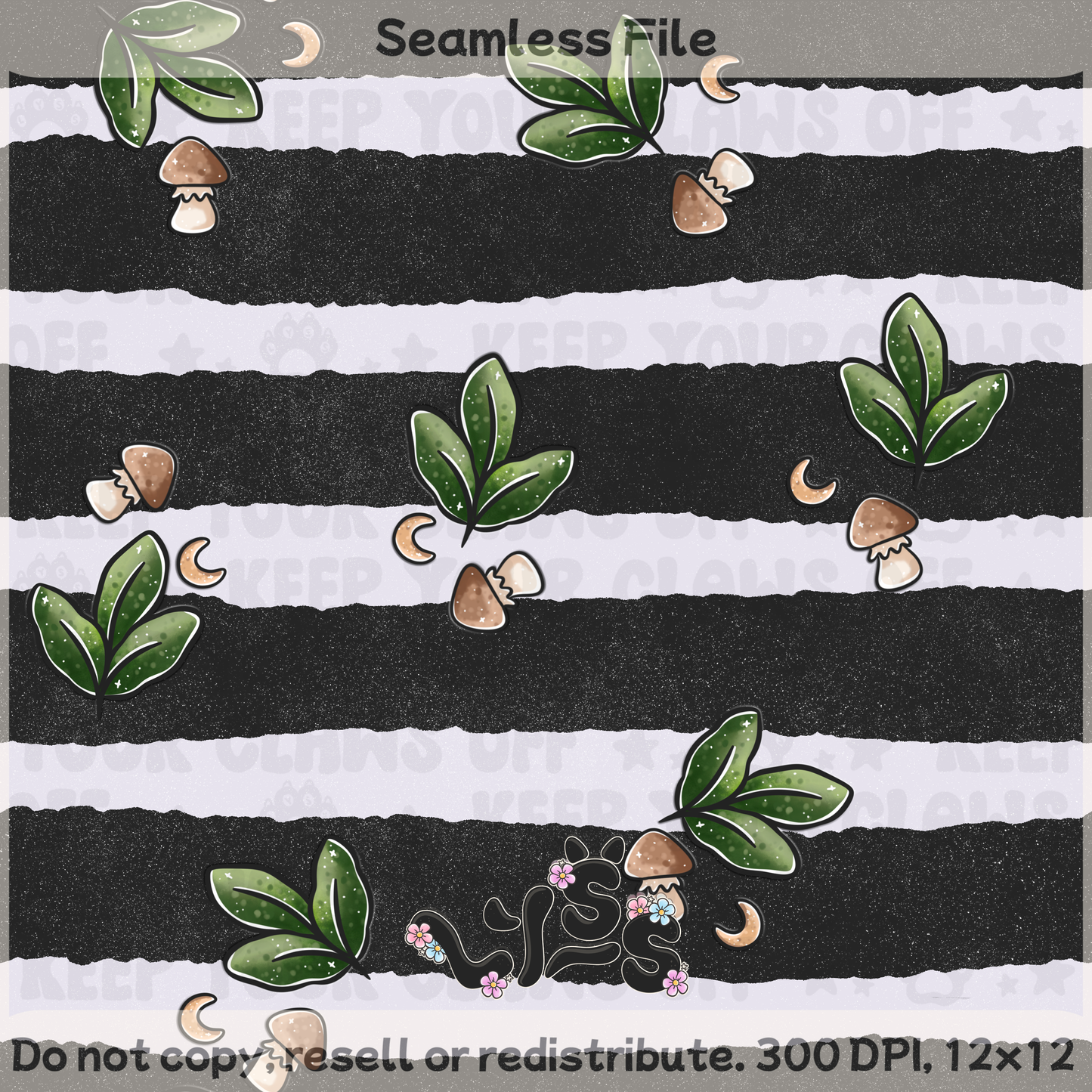 2025 - Lyss Doodles - Coordinates - Smore Bandit - 25LD042