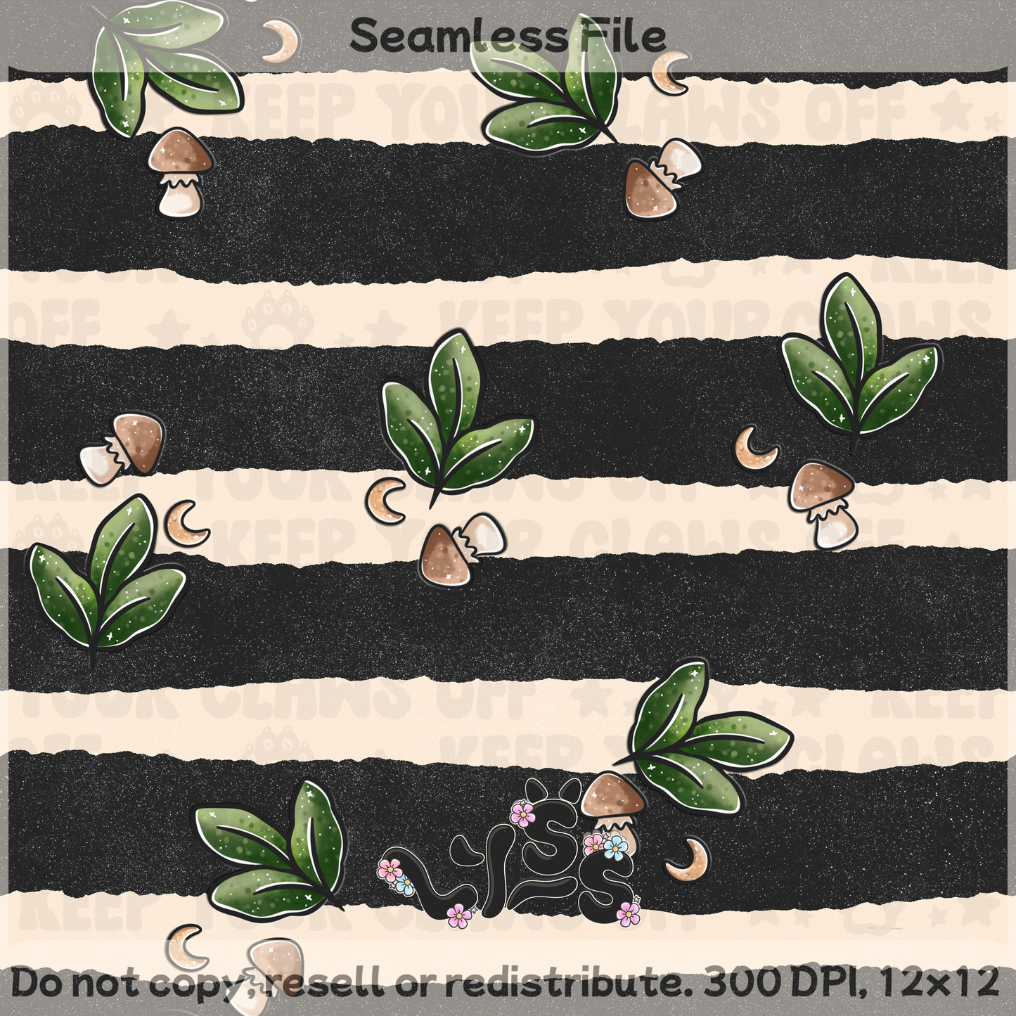 2025 - Lyss Doodles - Coordinates - Smore Bandit - 25LD042