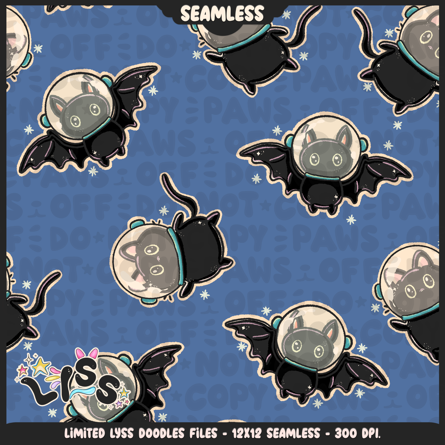 2024 - Lyss Doodles - Coordinates - Spooky Space - 24LD064
