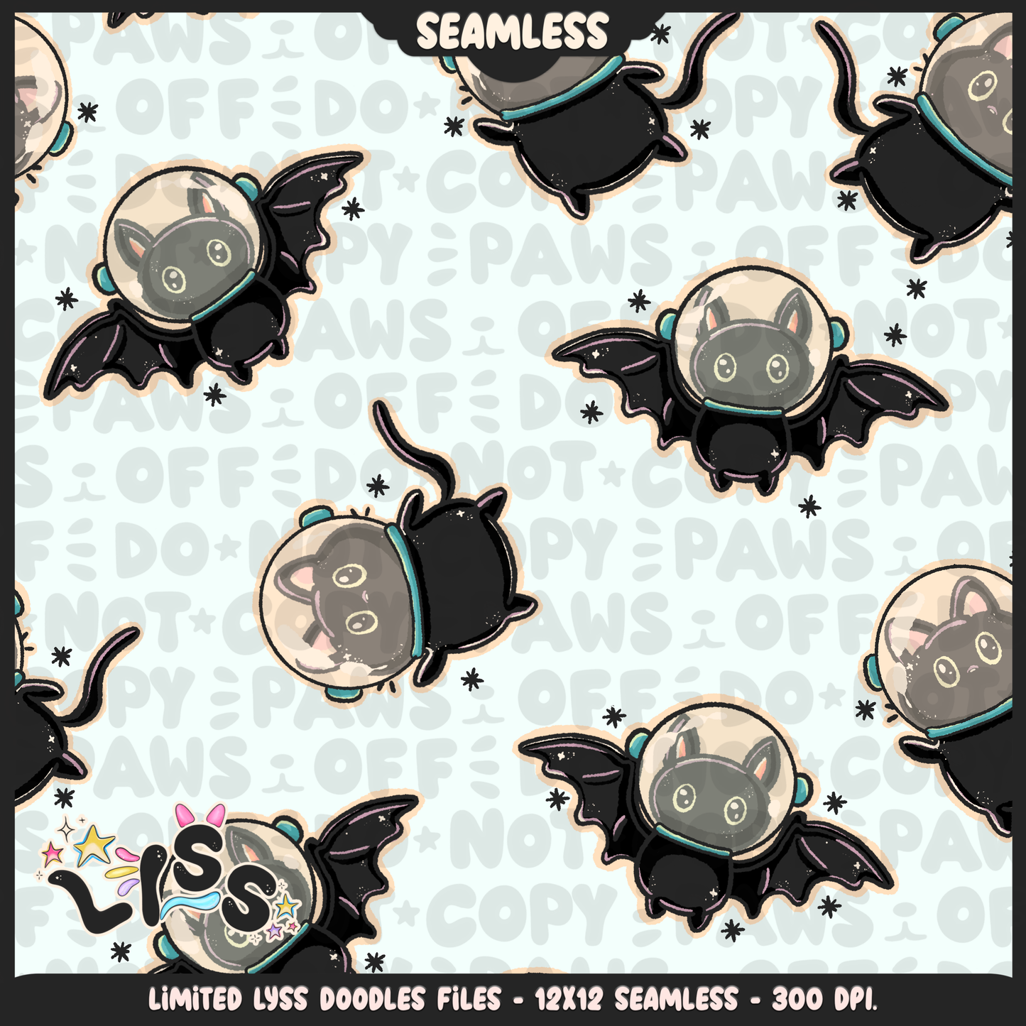 2024 - Lyss Doodles - Coordinates - Spooky Space - 24LD064