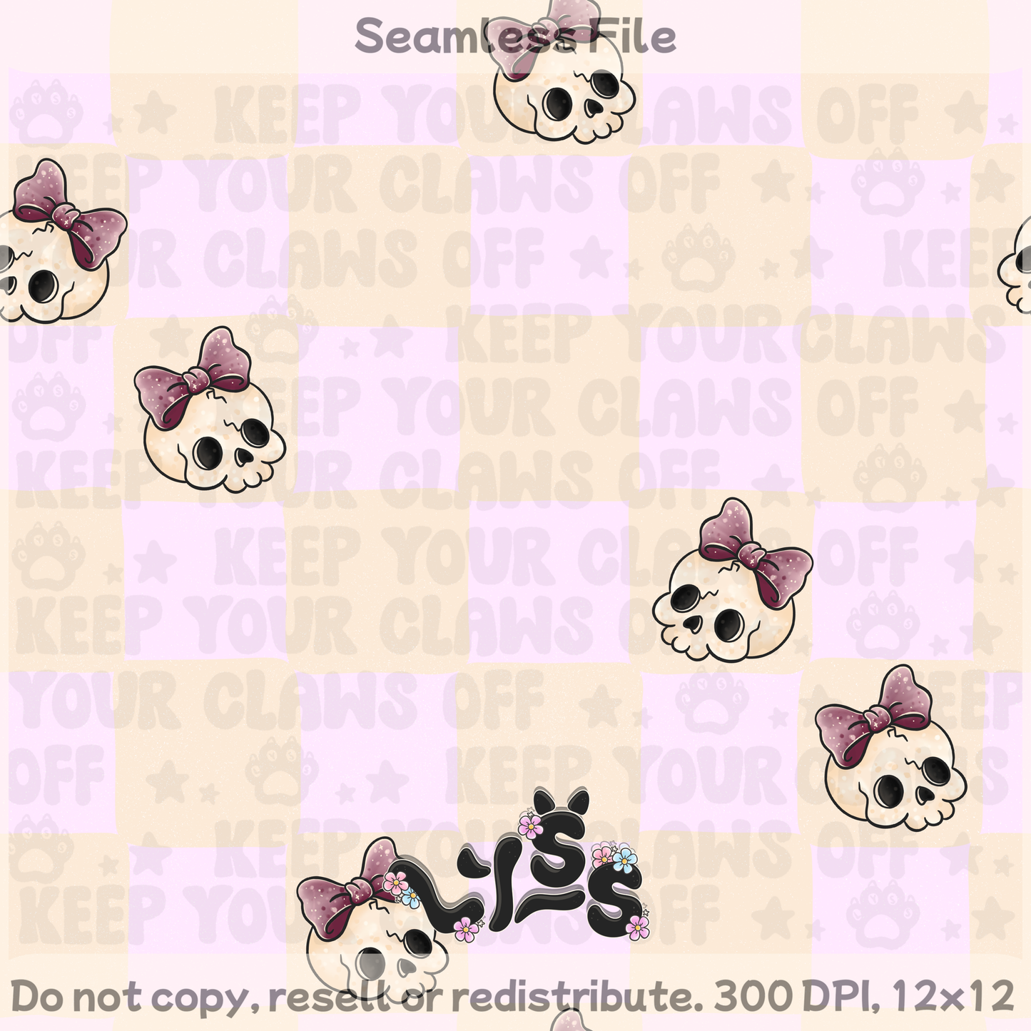 2025 - Lyss Doodles - Seamless - Sweet & Noturnal- 25LD051