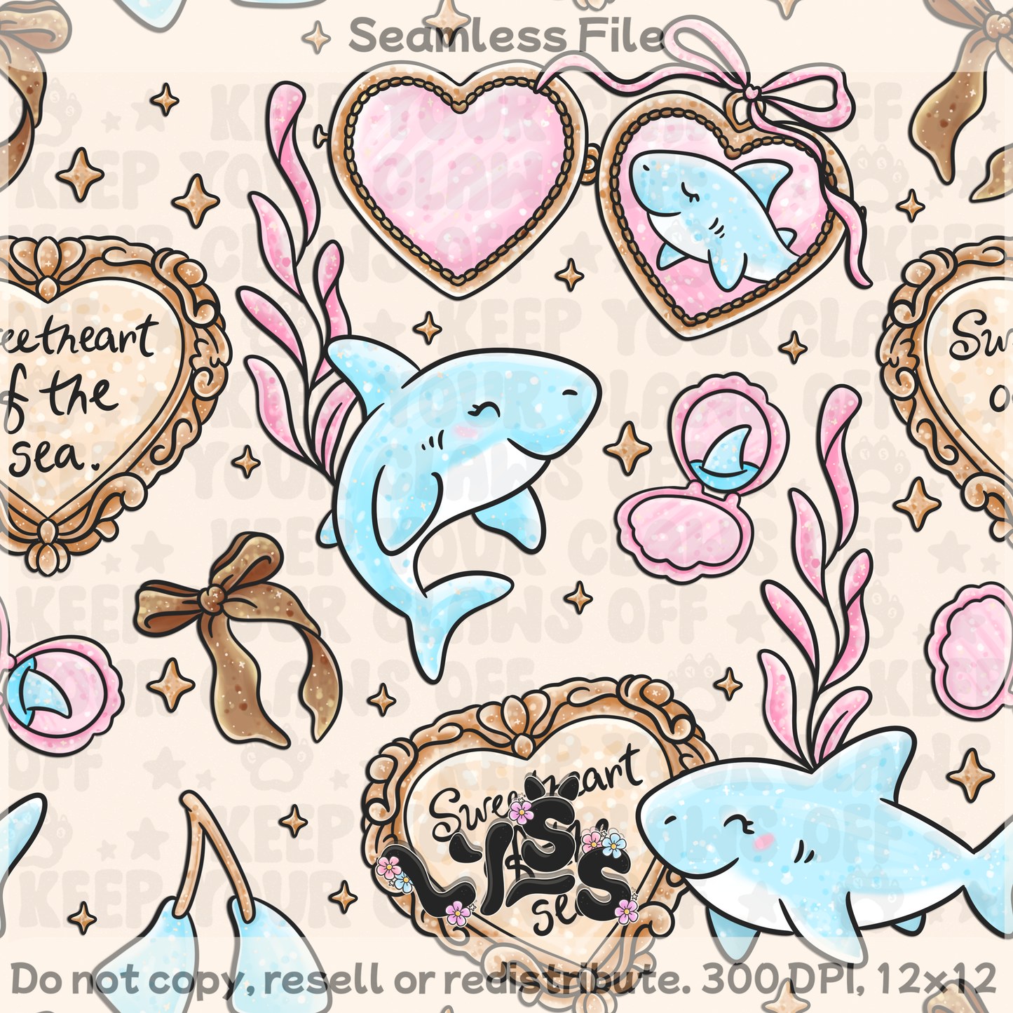 2025 - Lyss Doodles - Seamless - Sweet & Salty - 25LD049