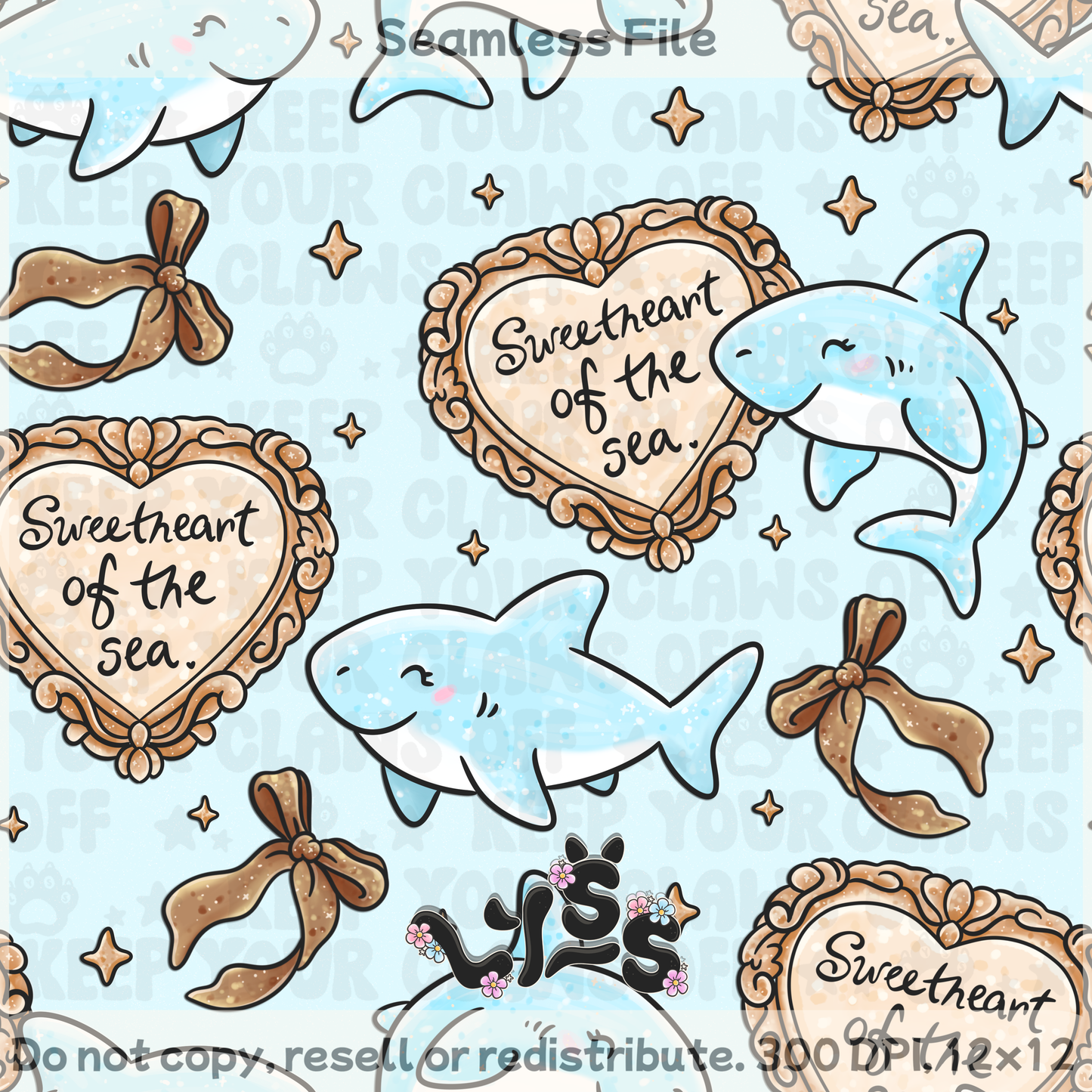 2025 - Lyss Doodles - Seamless - Sweet & Salty - 25LD049