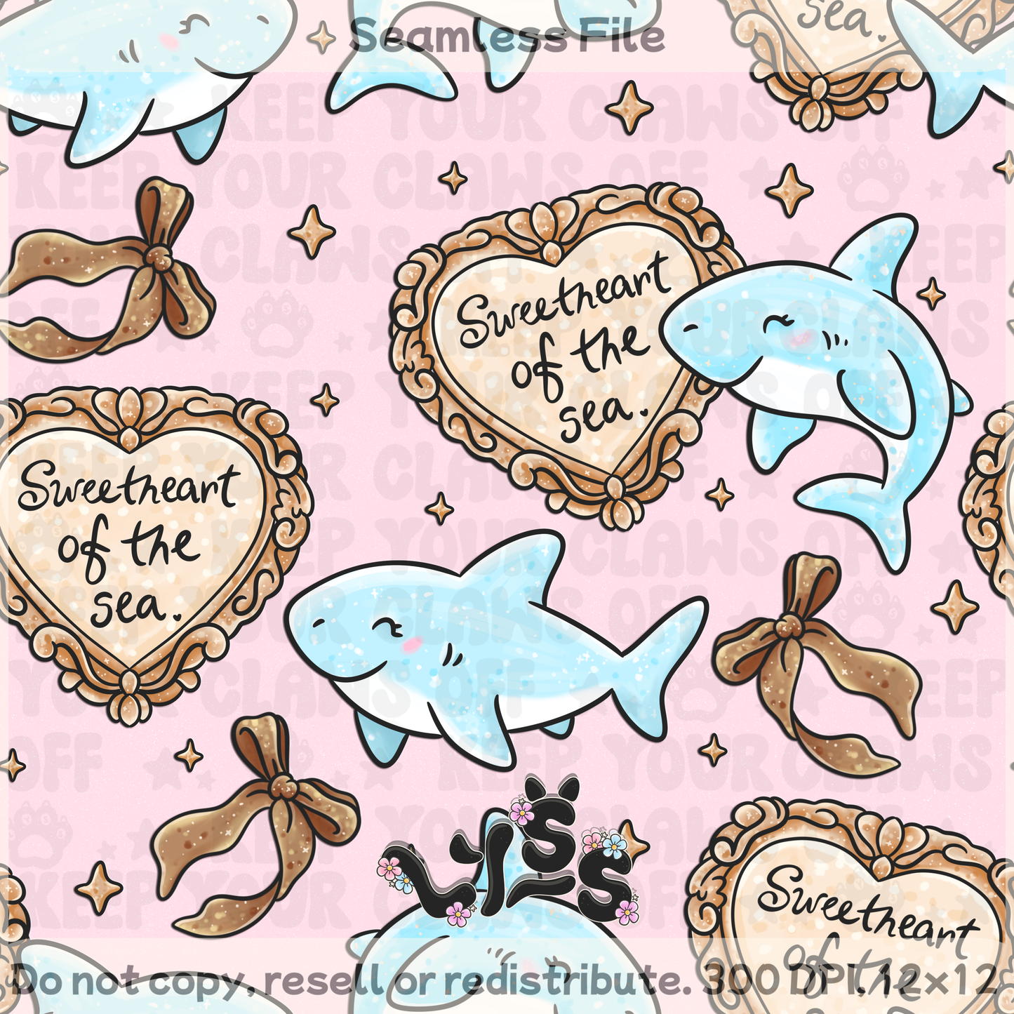 2025 - Lyss Doodles - Seamless - Sweet & Salty - 25LD049
