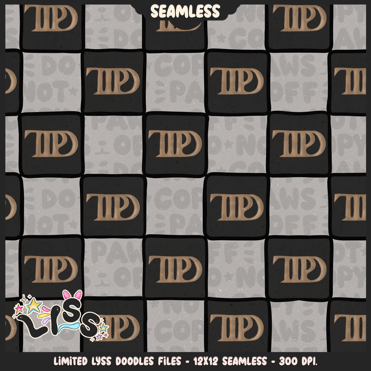 2024 - Lyss Doodles - Coordinates - Tay Collab - TTPD - 24LD021