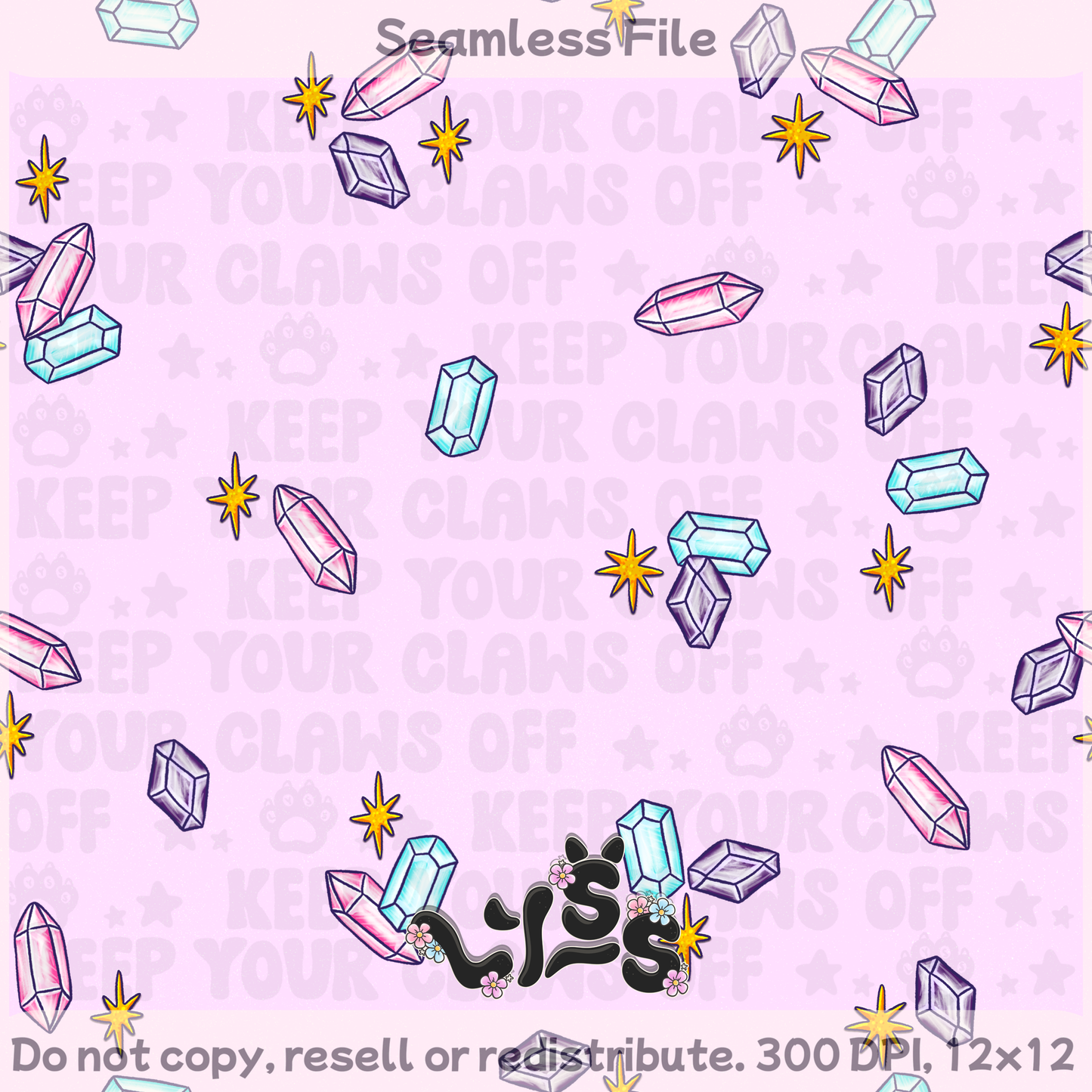 2025 - Lyss Doodles - Coordinates - Unicorn Spider - 25LD061