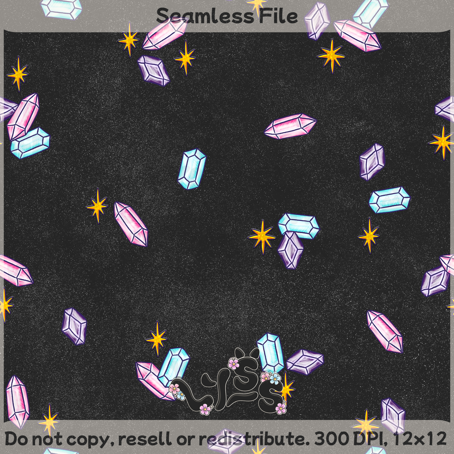 2025 - Lyss Doodles - Coordinates - Unicorn Spider - 25LD061