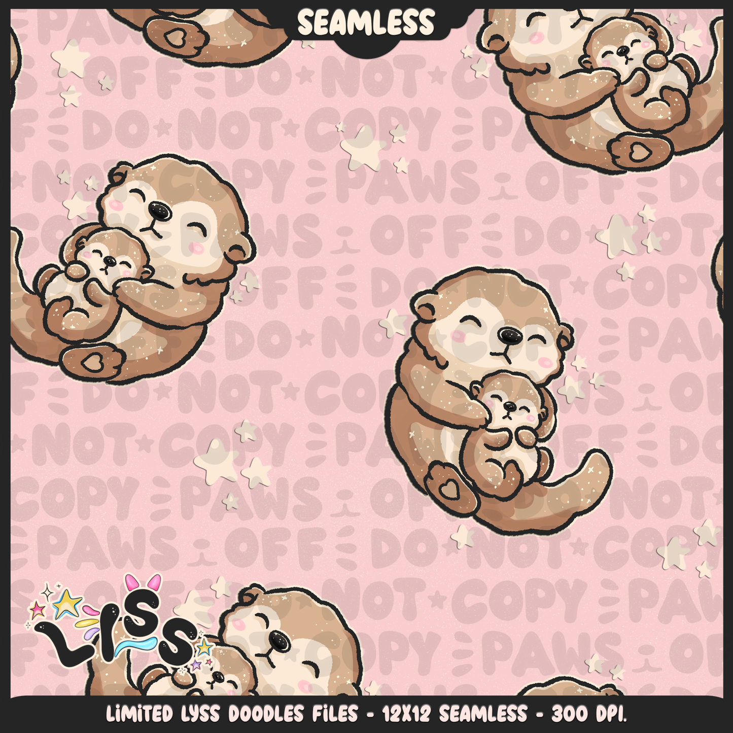 2024 - Lyss Doodles - Seamless - Mains - Woodland Animals - 24LD082
