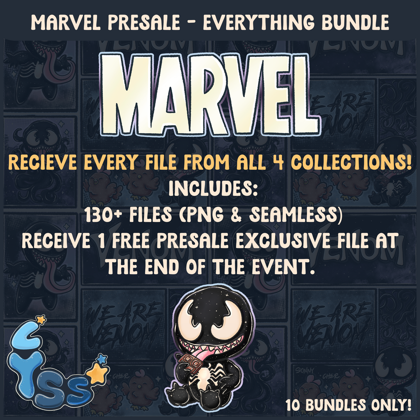 2024 - Lyss Doodles - BUNDLES - PRESALE - EVERYTHING BUNDLE - Superhero Collection - Ink Alien - 24LD084