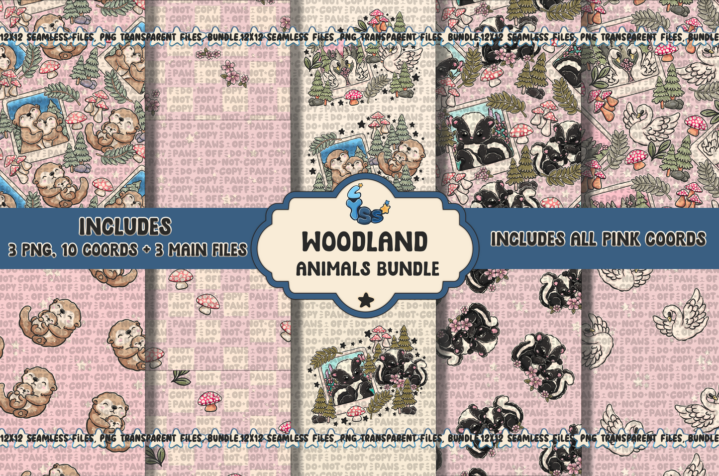 2024 - Lyss Doodles - BUNDLES - Woodland Animals - 24LD082