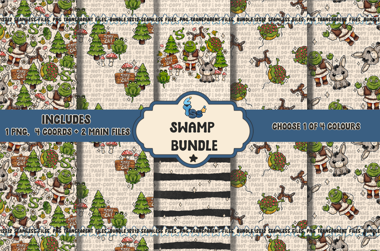 2025 - Lyss Doodles - BUNDLES - Colour Collab - Swamp - 25LD002