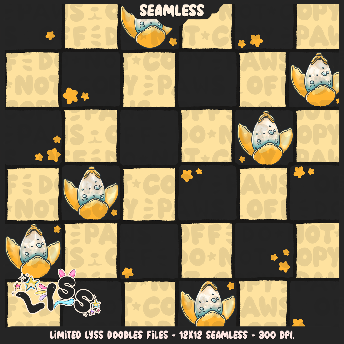 2024 - Lyss Doodles - Coordinates - HP Pride - Huffle - 24LD032