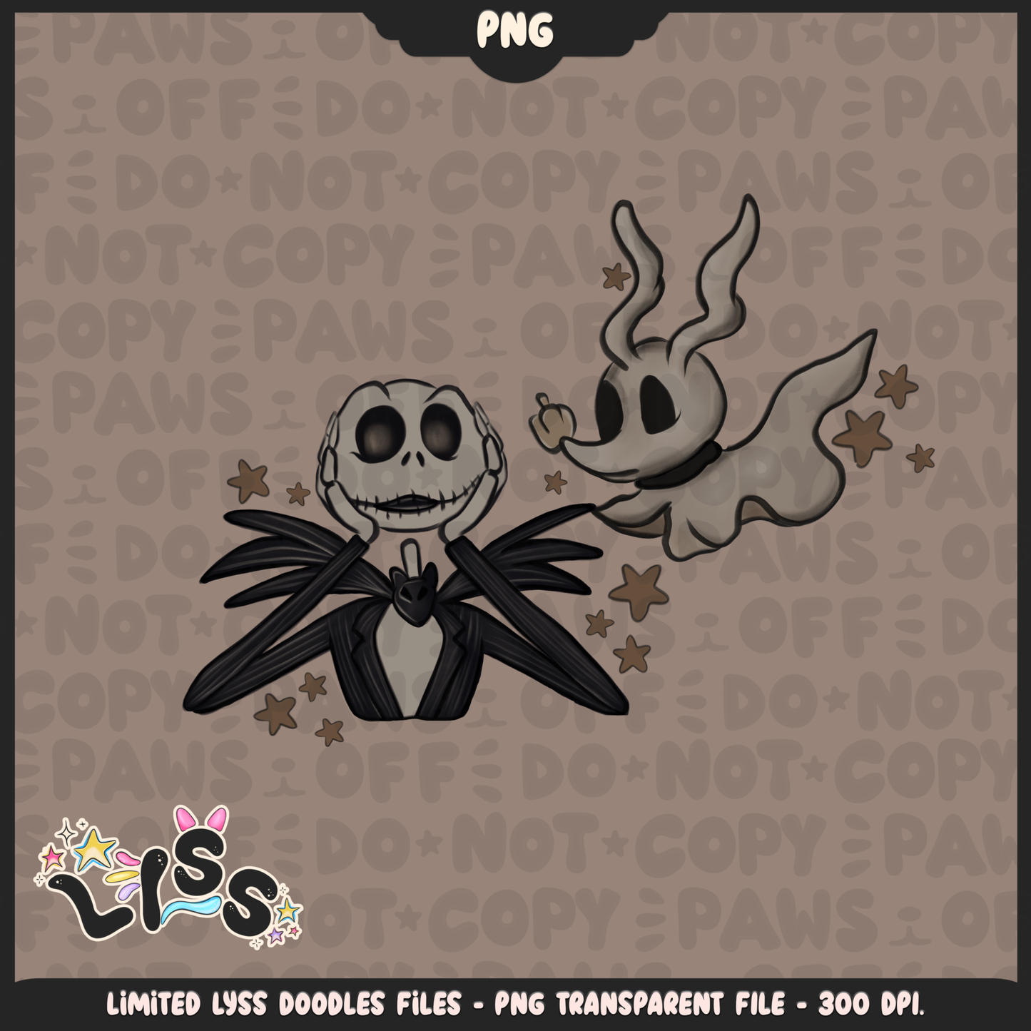 2024 - Lyss Doodles - PNG Files - Beige Characters - 24LD014