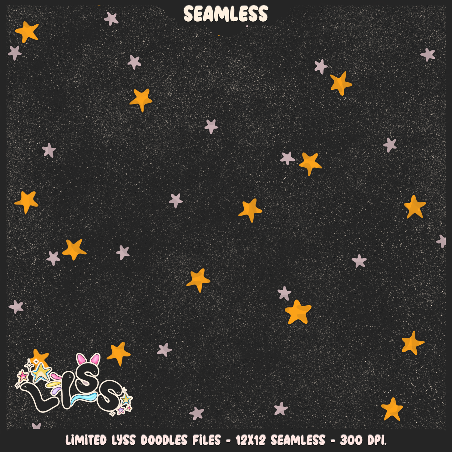 2024 - Lyss Doodles - Seamless - Coordinates - Western Halloween - 24LD049