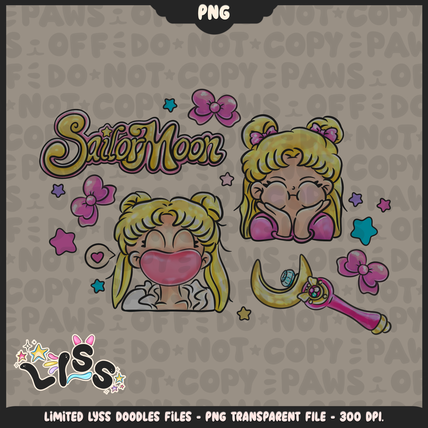 2024 - Lyss Doodles - PNG Files - Moon Cafe