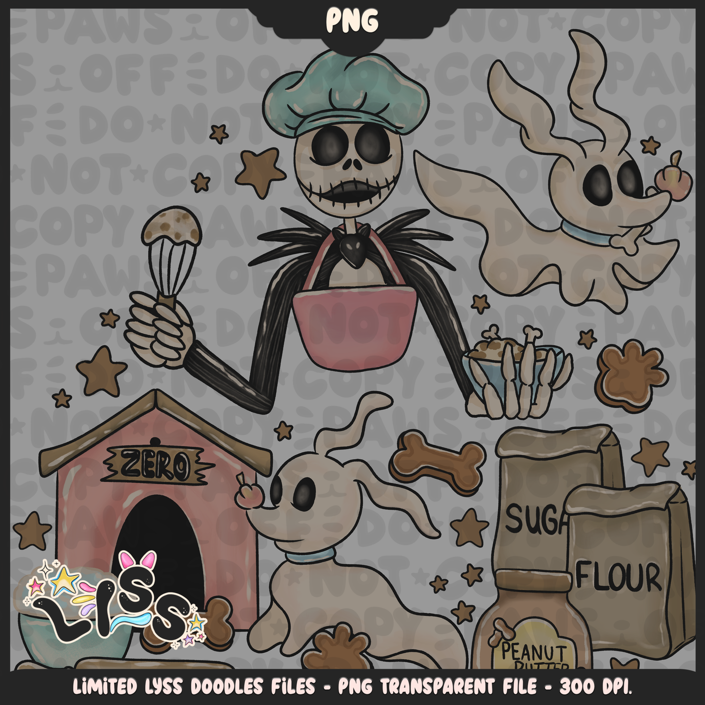 2024 - Lyss Doodles - PNG Files - Nightmare Baking - 24LD016