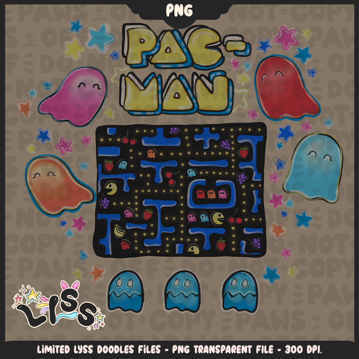 2023 - Lyss Doodles - PNG Files - Retro Games - 23LD020