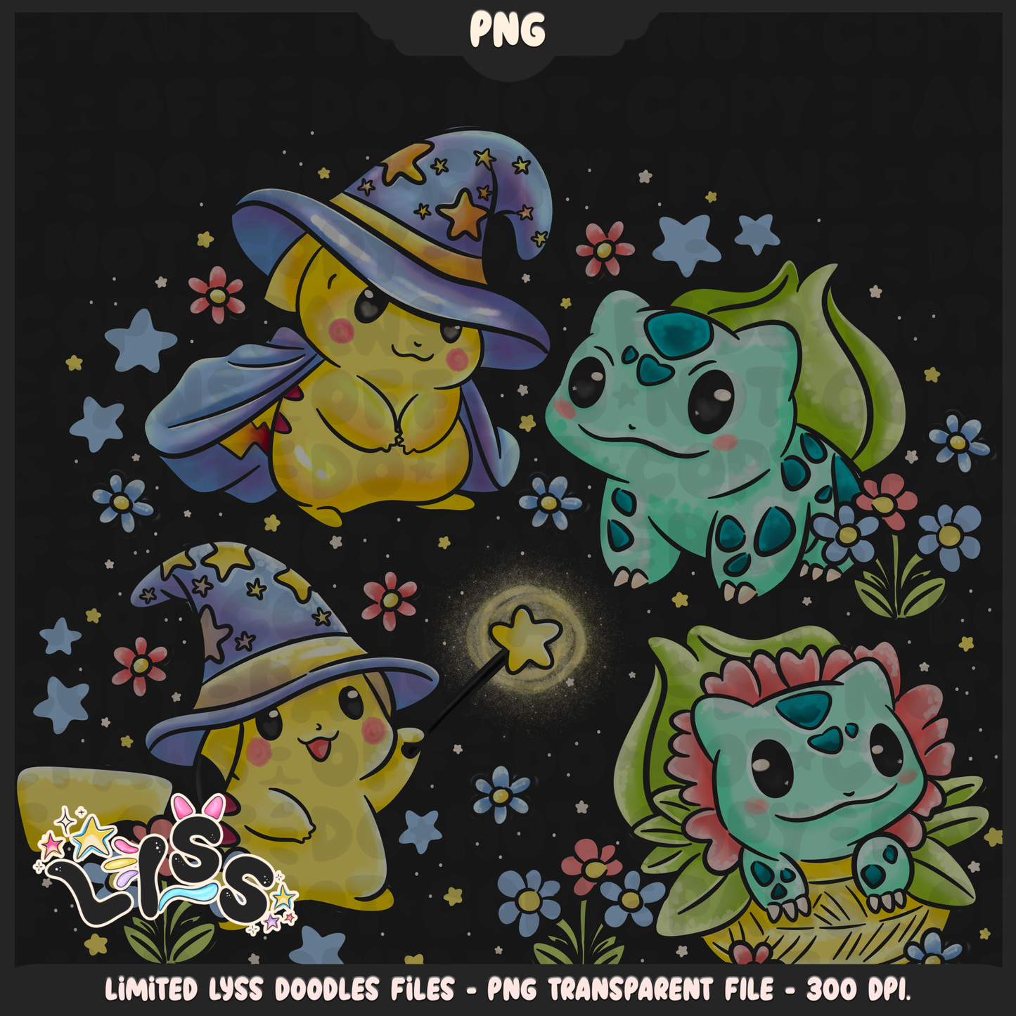 2024 - Lyss Doodles - PNG Files - Magic Garden - 24LD041