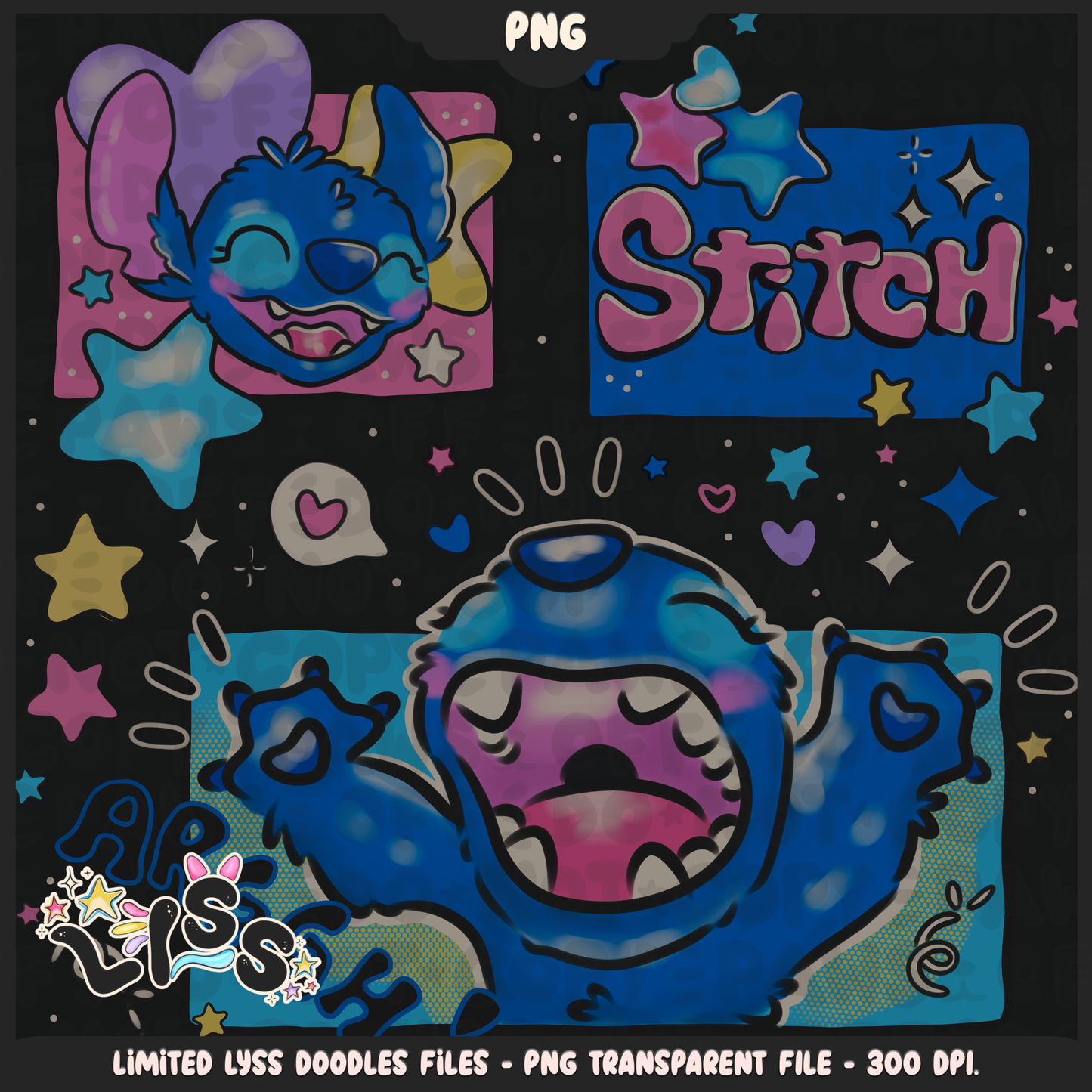 2023 - Lyss Doodles - PNG Files - The Cutest Alien - 23LD015