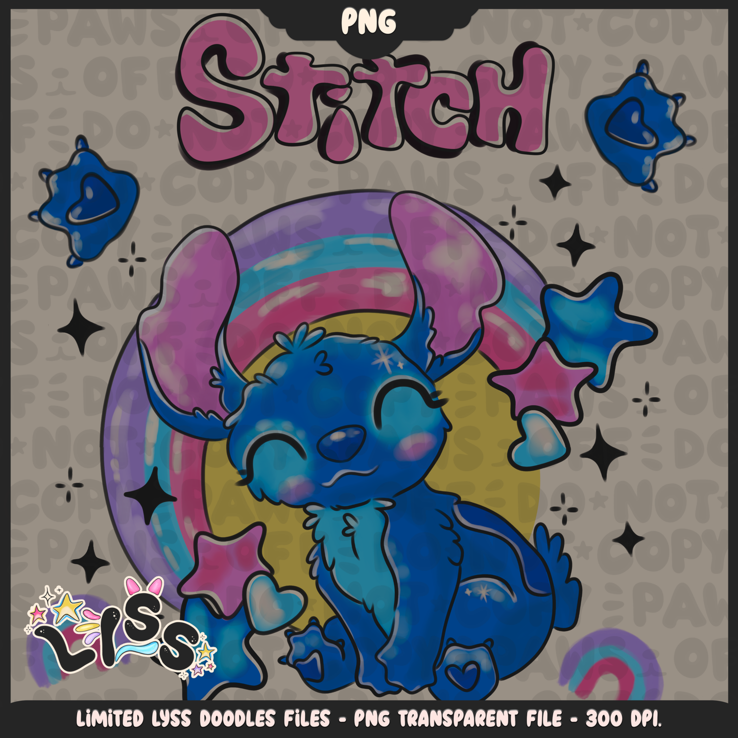 2023 - Lyss Doodles - PNG Files - The Cutest Alien - 23LD015