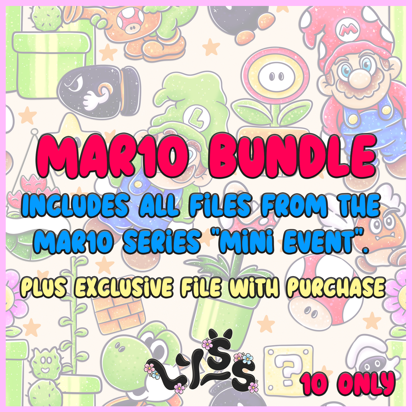 2025 - Lyss Doodles - BUNDLES - Garden Mario - 25LD032 - Presale Everything Bundle