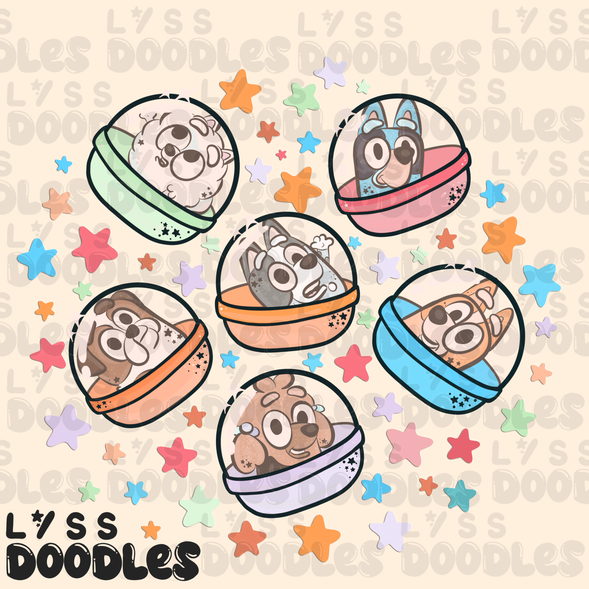 Lyss Doodles - PNG FIles - 2.5K Freebie