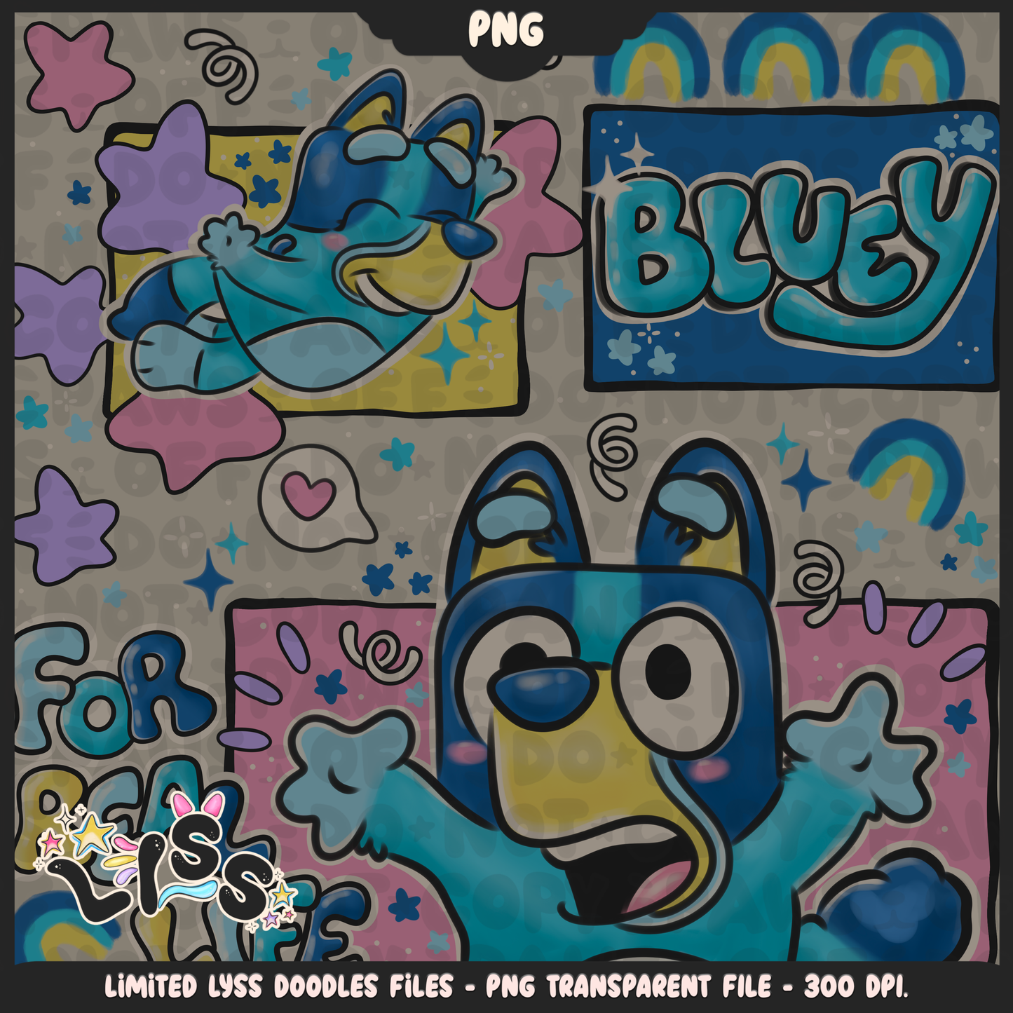 2023 - Lyss Doodles - PNG Files - Fun Kids - 23LD017