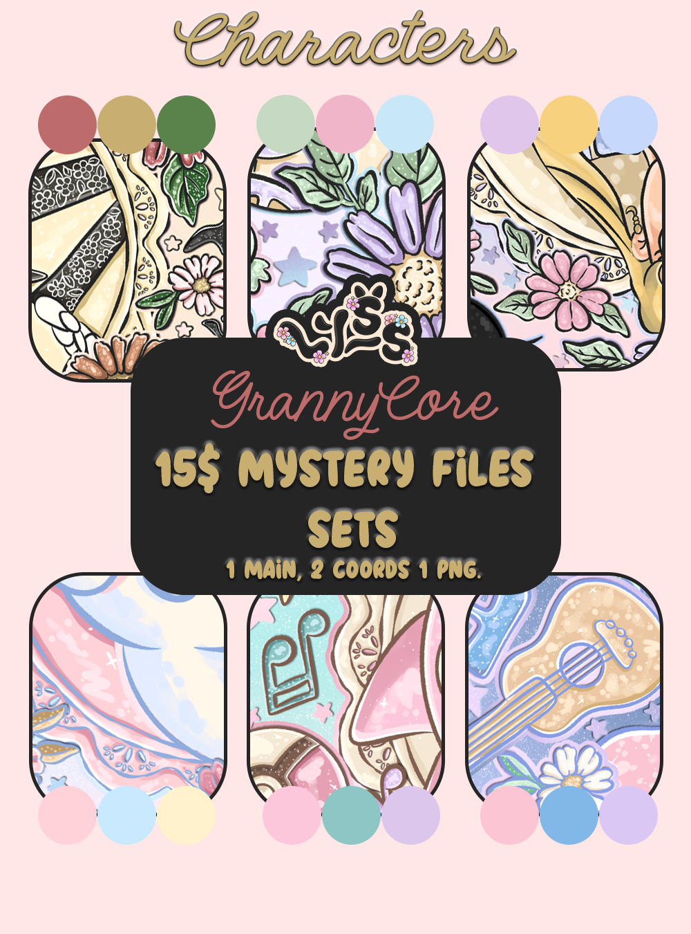 2026 - Lyss Doodles - Seamless - Mystery Files - ALL files Bundle