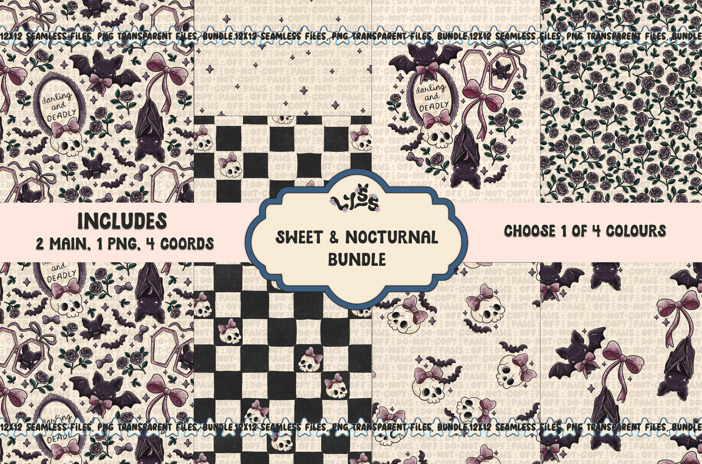 2025 - Lyss Doodles - Bundles - Sweet & Noturnal- 25LD051