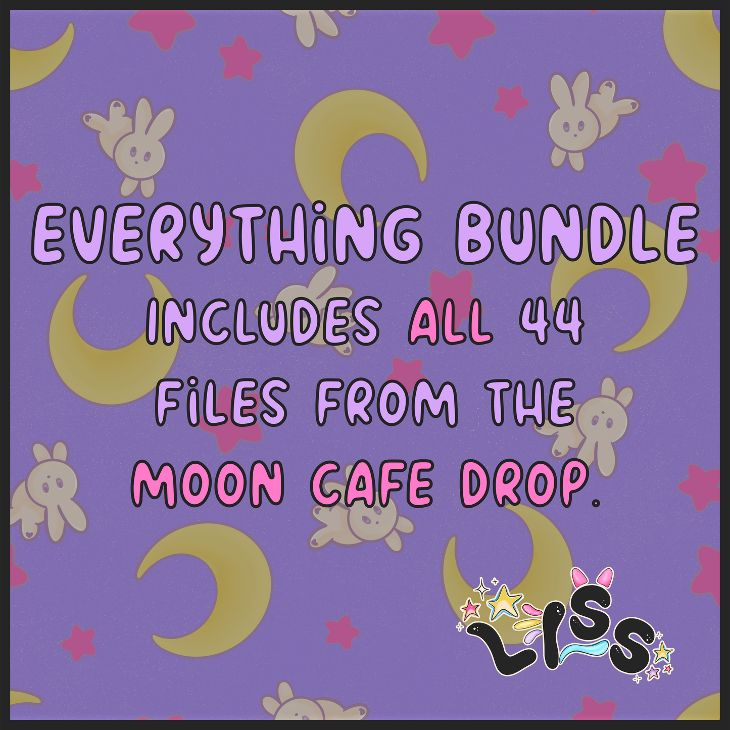 2024 - Lyss Doodles - Seamless - BUNDLES - Moon Cafe