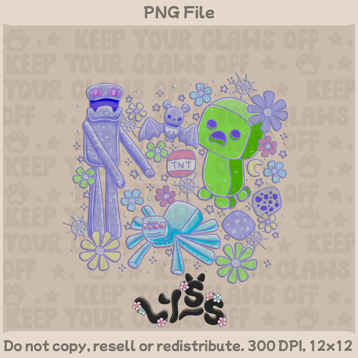 2025 - Lyss Doodles - PNG Files - Girly Caving - 25LD030