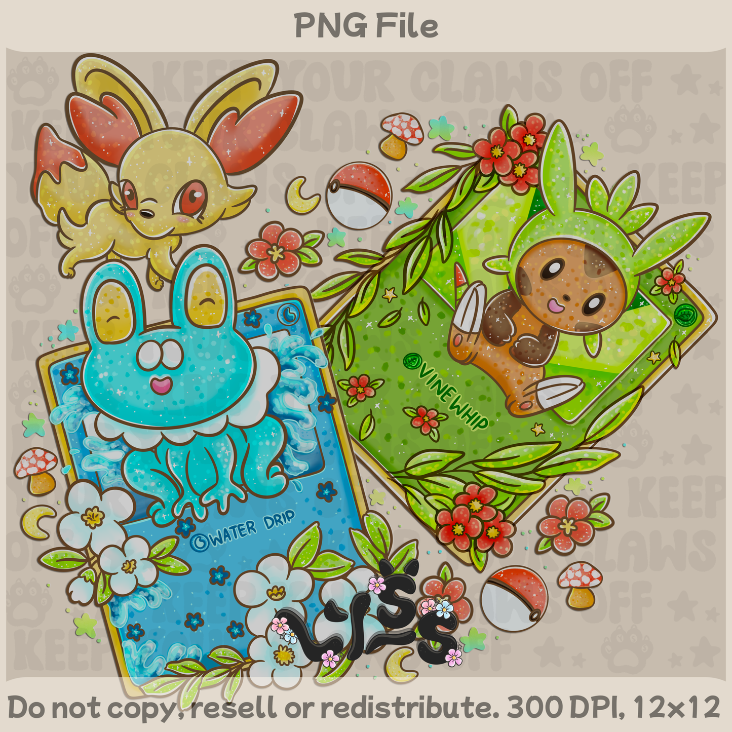 2025 - Lyss Doodles - PNG Files - Kalos - 25LD028