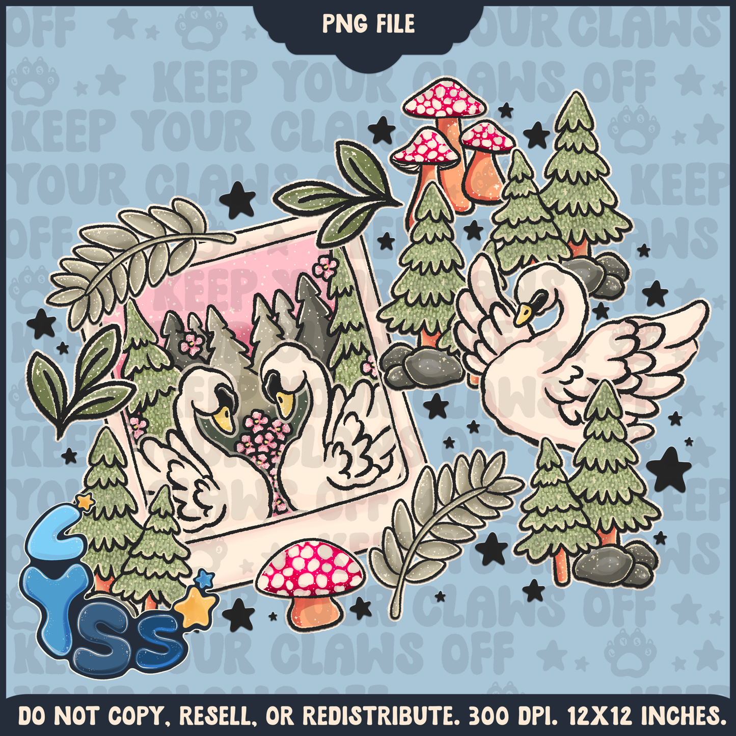 2024 - Lyss Doodles - PNG Files - Woodland Animals - 24LD082