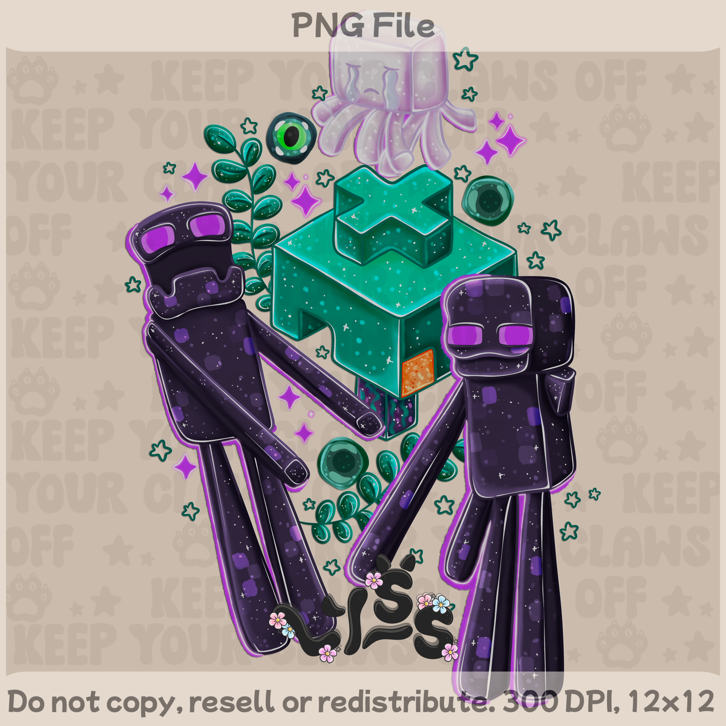 2025 - Lyss Doodles - PNG Files - Nether - 25LD031