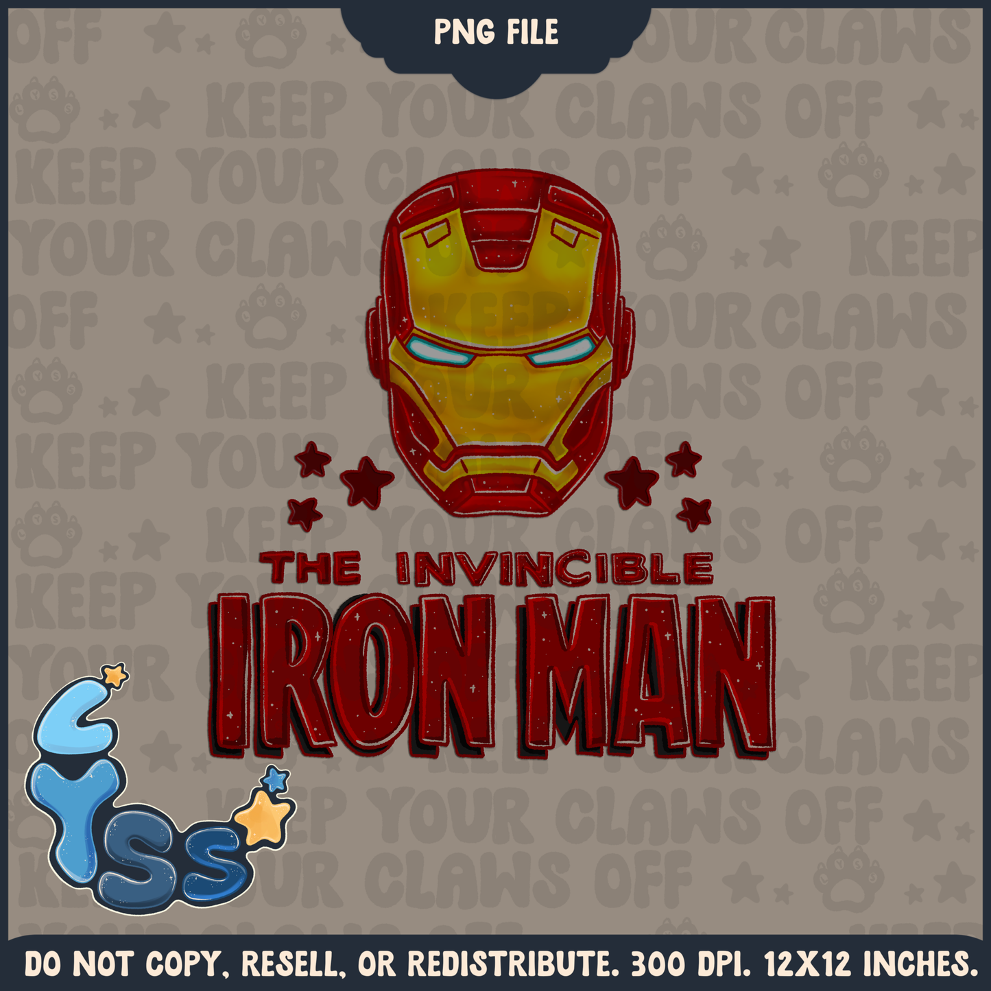 2024 - Lyss Doodles - PNG Files - Superhero Collection - Invincible - 24LD090