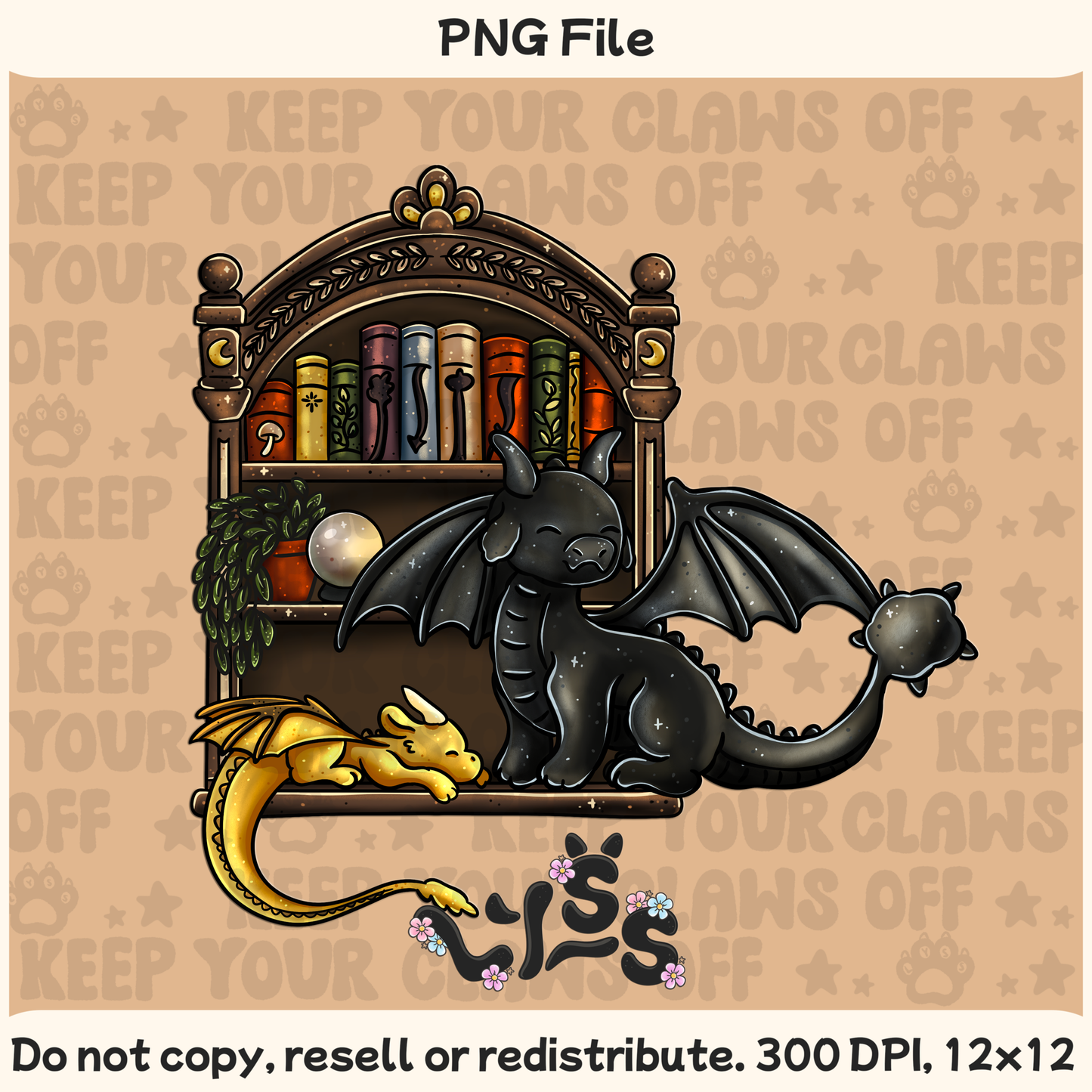 2025 - Lyss Doodles - PNG Files - Dragon Riders - 25LD017