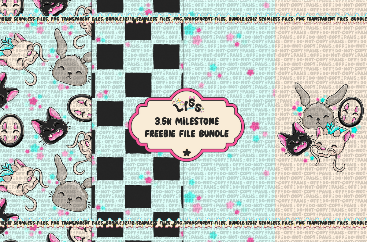 2024 - Lyss Doodles - Seamless - Mains - 3.5K Milestone - Bundles