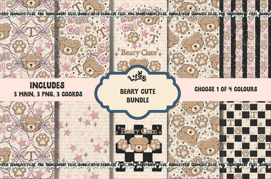 2025 - Lyss Doodles - Bundles - Beary Cute Bundle -25LD070