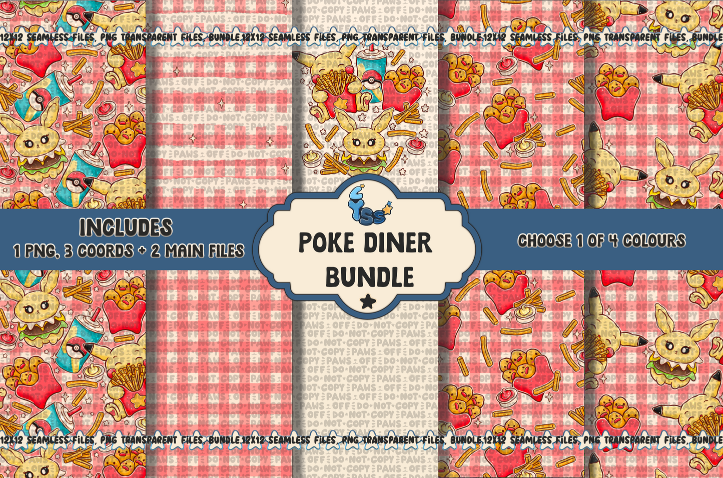 2025 - Lyss Doodles - BUNDLES - Colour Collab - Poke Diner - 25LD005