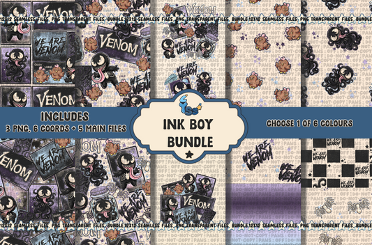 2024 - Lyss Doodles - BUNDLES - Superhero Collection - Ink Alien - 24LD084