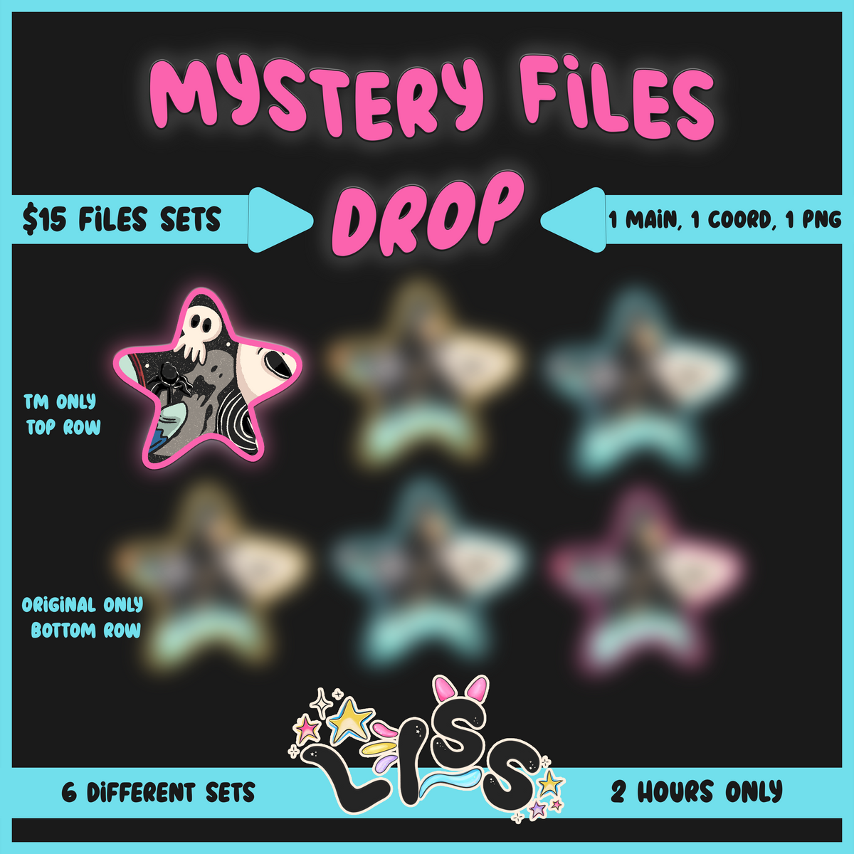 Lyss Doodles - Seamless - Sets - Mystery Files - #1