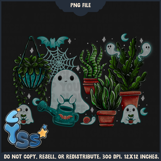 2025 - Lyss Doodles -  PNG Files - Spooky Sprouts - 24LD012