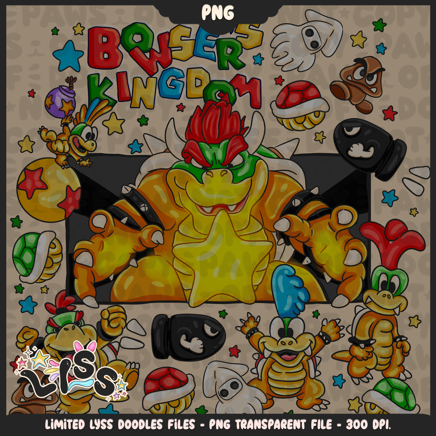 2024 - Lyss Doodles -  PNG Files - MAR10 - 24LD024