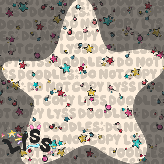 2023 - Lyss Doodles - Seamless - Coordinates - The Ville - Cindi - 23LD002