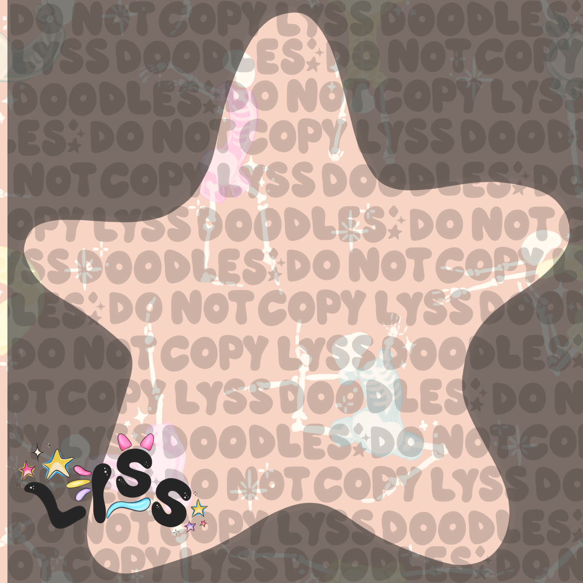 2023 - Lyss Doodles - Seamless - Mains - Skelly Collection - Gymnastics - 23LD003