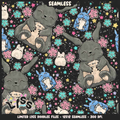 2023 - Lyss Doodles - Seamless - Mains - Winter Studio - 23LD009